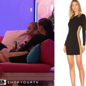 Love Island UK - H:OURS MILLER CHAIN DRESS IN BLACK